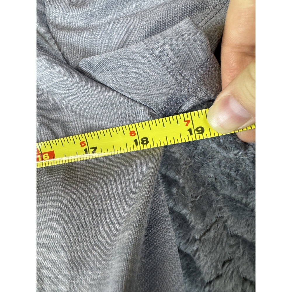 Nike Miler Dri Fit Running T Shirt Women Medium Gray Short Sleeve Back Air Panel - Picture 5 of 7